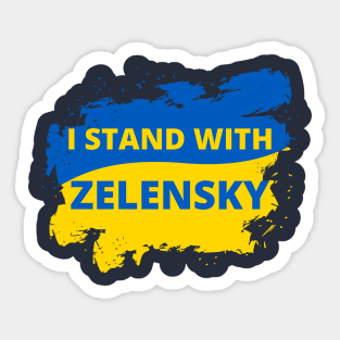 I stand with Ukraine Sticker